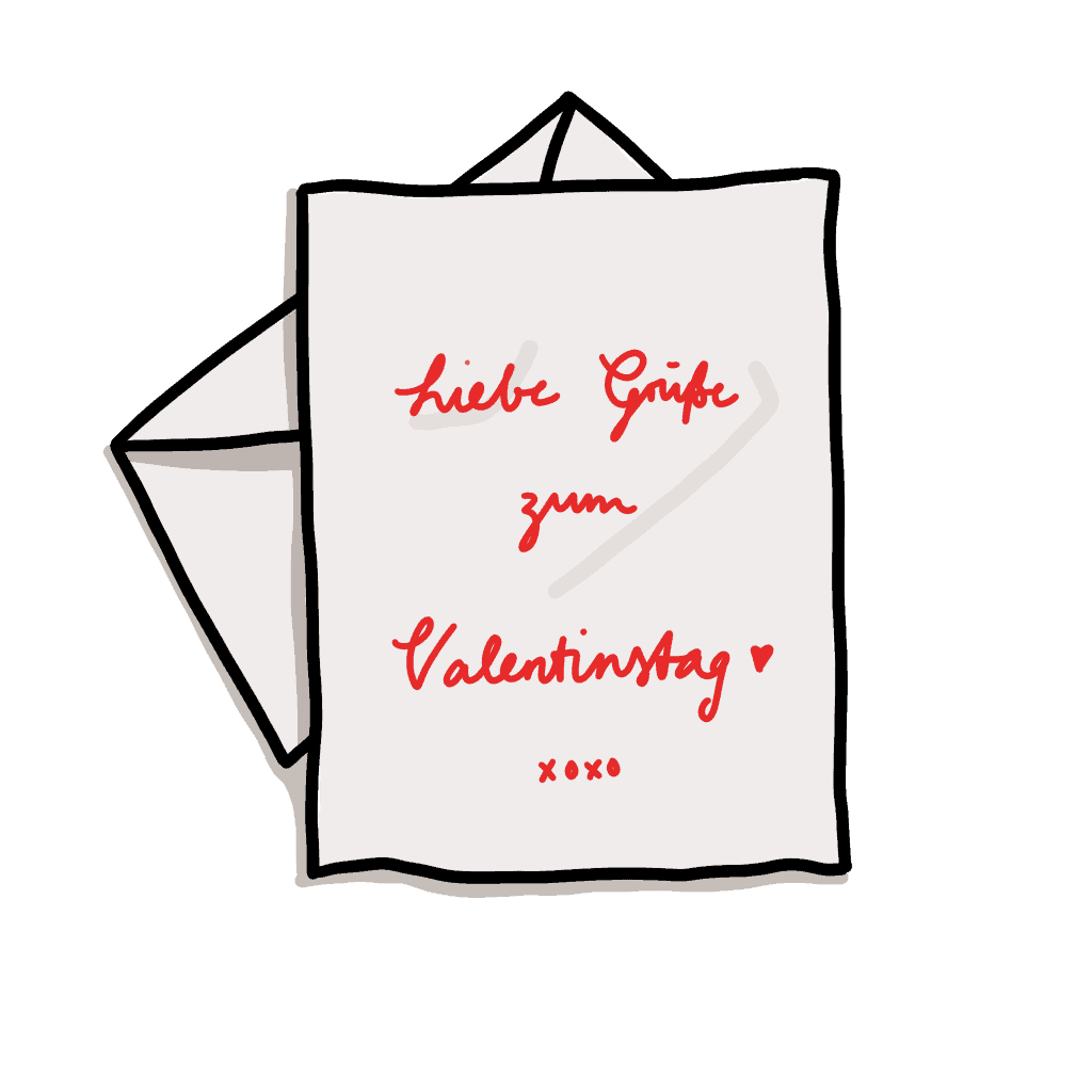 Valentinstag - Kommerz oder Herz? 4 Valentinstag Brief