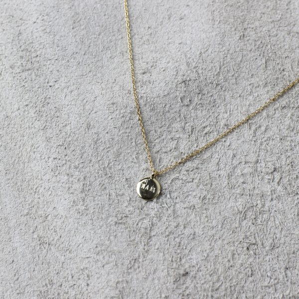 Personalized Necklace Gold Plated Made in Germany