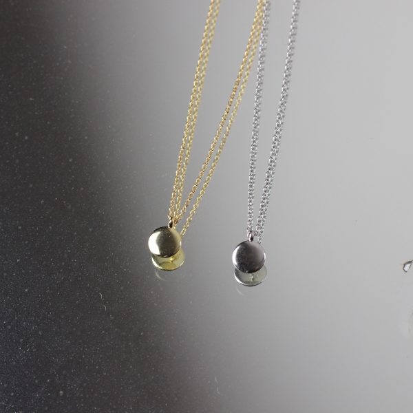 Personalized Necklace Gold Plated Sterling Silver 925 Made in Germany